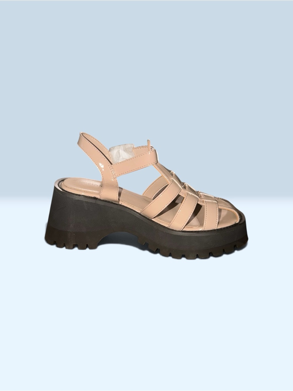 Women’s Chunky Platform Sandal in Nude